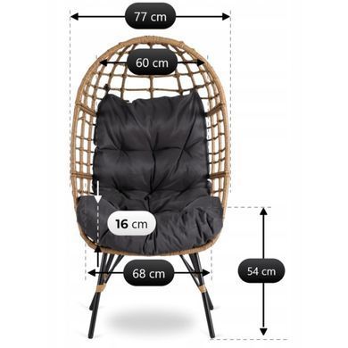 Кресло MEBEL ELITE MADISON Серый фотография