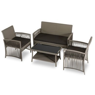 Комплект садовой мебели MEBEL ELITE FILADELFIA Серый