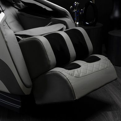 Масажне крісло MEBEL ELITE VX MAX екошкіра Сірий Меню англійською мовою фотографія
