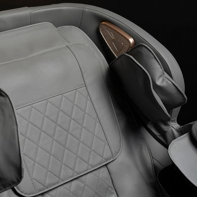 Масажне крісло MEBEL ELITE VX MAX екошкіра Сірий Меню англійською мовою фотографія