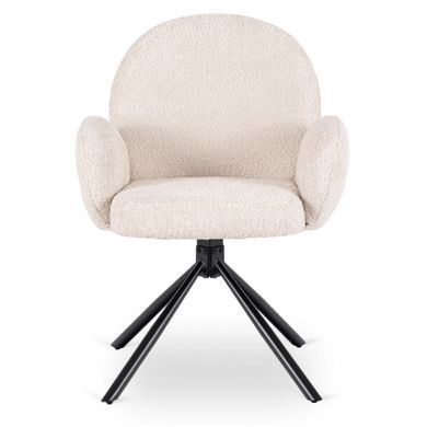 Стілець поворотний MEBEL ELITE MUSSO Бежевий фотографія