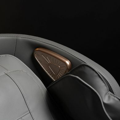 Масажне крісло MEBEL ELITE VX MAX екошкіра Сірий Меню англійською мовою фотографія
