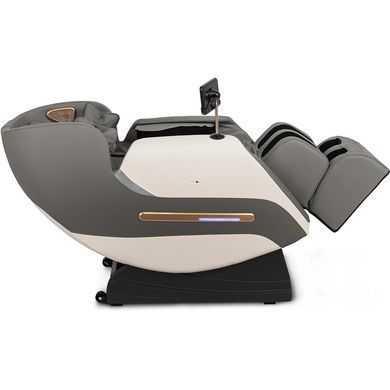 Масажне крісло MEBEL ELITE VX MAX екошкіра Сірий Меню англійською мовою фотографія