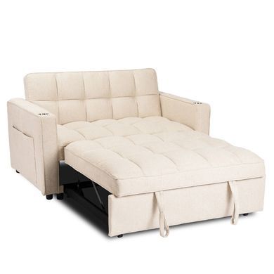 Крісло розкладне MEBEL ELITE ASTER Беж фотографія