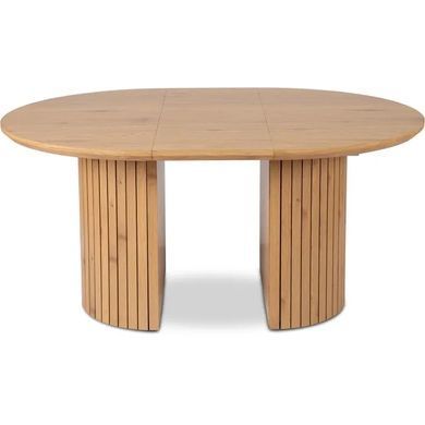 Стол круглый раскладной MEBEL ELITE CHARLES 120(160)х120 см Дуб фотография