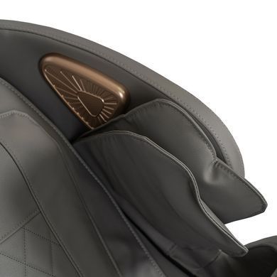 Масажне крісло MEBEL ELITE VX MAX екошкіра Сірий Меню англійською мовою фотографія