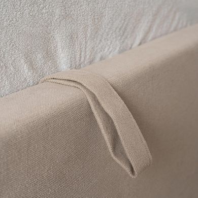 Кровать двуспальная MEBEL ELITE MARSYLIA 160x200 см Беж фотография