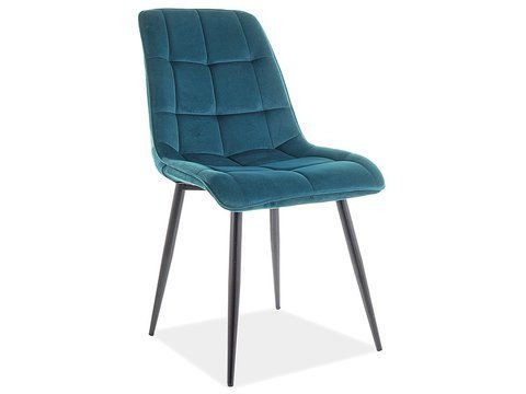 Стул CHIC MATT Velvet Signal Бирюзовый фотография