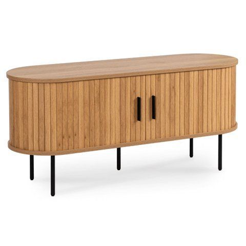 ТВ Тумба MEBEL ELITE TRISH 120 Дуб фотографія