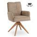 Стілець поворотний MEBEL ELITE BIANCO Коричневый
