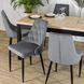 Стіл розкладний MEBEL ELITE HUGO160(230)х80 см Дуб артизан / Чорний