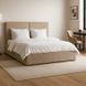 Кровать двуспальная MEBEL ELITE MARSYLIA 160x200 см Беж