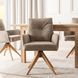 Стілець поворотний MEBEL ELITE BIANCO Коричневый