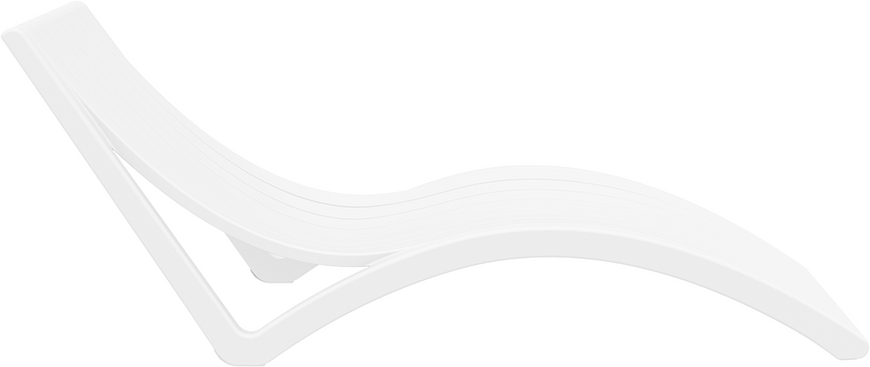 Комплект із 2 шезлонгів Onto Siesta Slim + Стіл Siesta Ocean Side Table - White